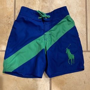 Boys 4T polo swimming trunks